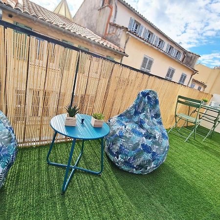 Gregbnb - Centre Ancien - Studio Roof-Top - Climatise - 5Eme Etage ตูลง ภายนอก รูปภาพ