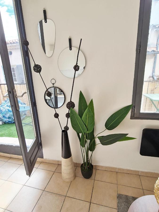 Gregbnb - Centre Ancien - Studio Roof-Top - Climatise - 5Eme Etage ตูลง ภายนอก รูปภาพ